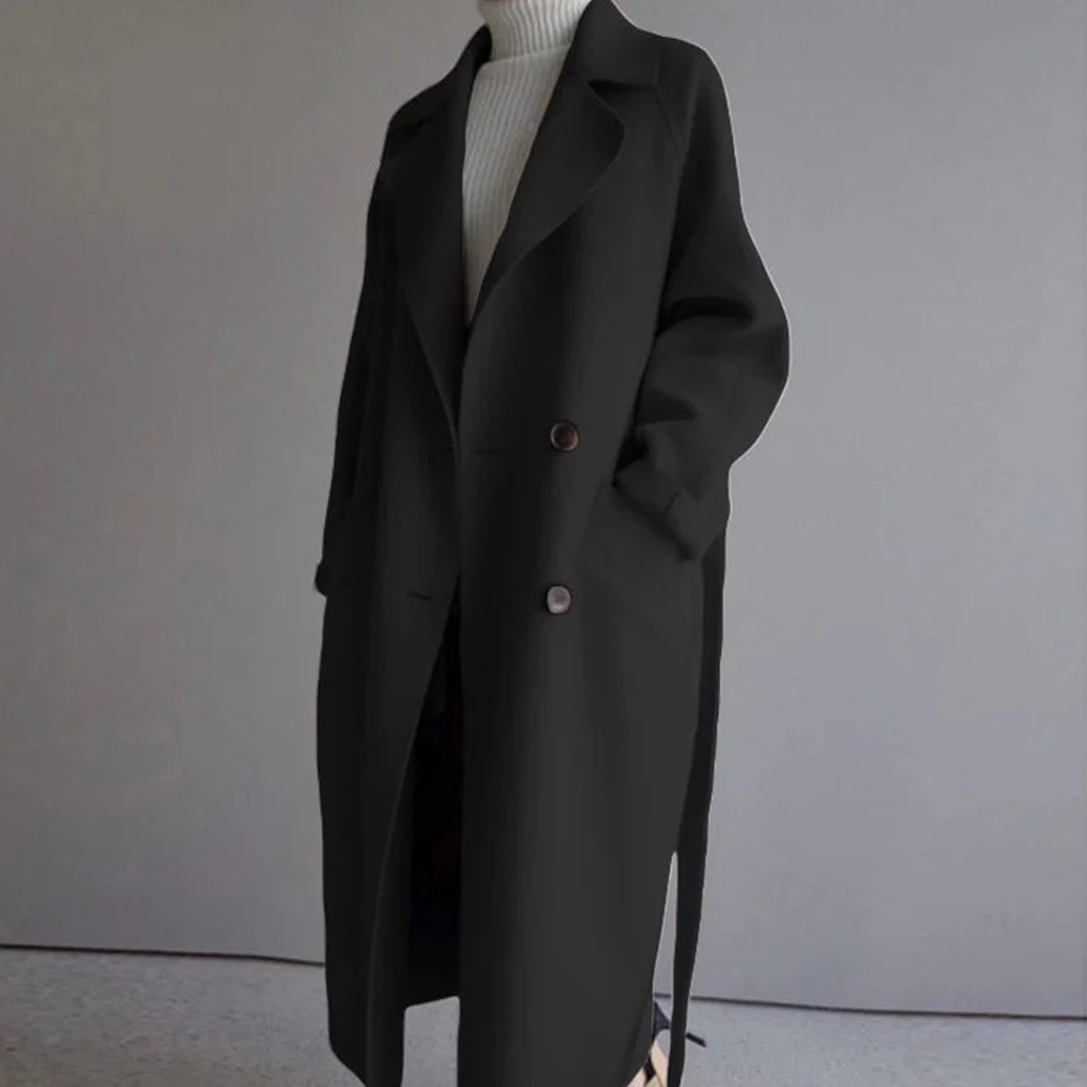 Women Autumn Winter Woolen Knee Length Fleece Coat Belted Button Overcoat Windbreaker Maxi Trench Ladies Double-sided Coat
Women Autumn Winter Woolen Knee Length Fleece Coat Belted Button Overcoat Windbreaker Maxi Trench Ladies Double-sided Coat