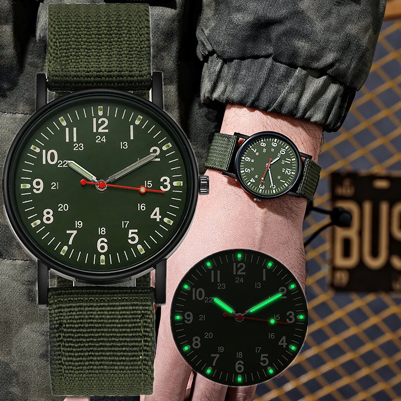 Luxury Brand Men Quartz Watch Luminous Men's Canvas Strap Sport Wristwatch Montre Homme Free Shipping Relogios
Luxury Brand Men Quartz Watch Luminous Men's Canvas Strap Sport Wristwatch Montre Homme Free Shipping Relogios