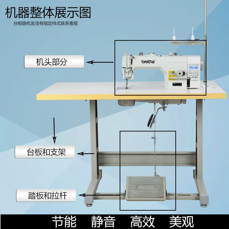 Brand-new integrated computer direct drive flat car automatic multifunctional thread trimming electric flat sewing machine
Brand-new integrated computer direct drive flat car automatic multifunctional thread trimming electric flat sewing machine