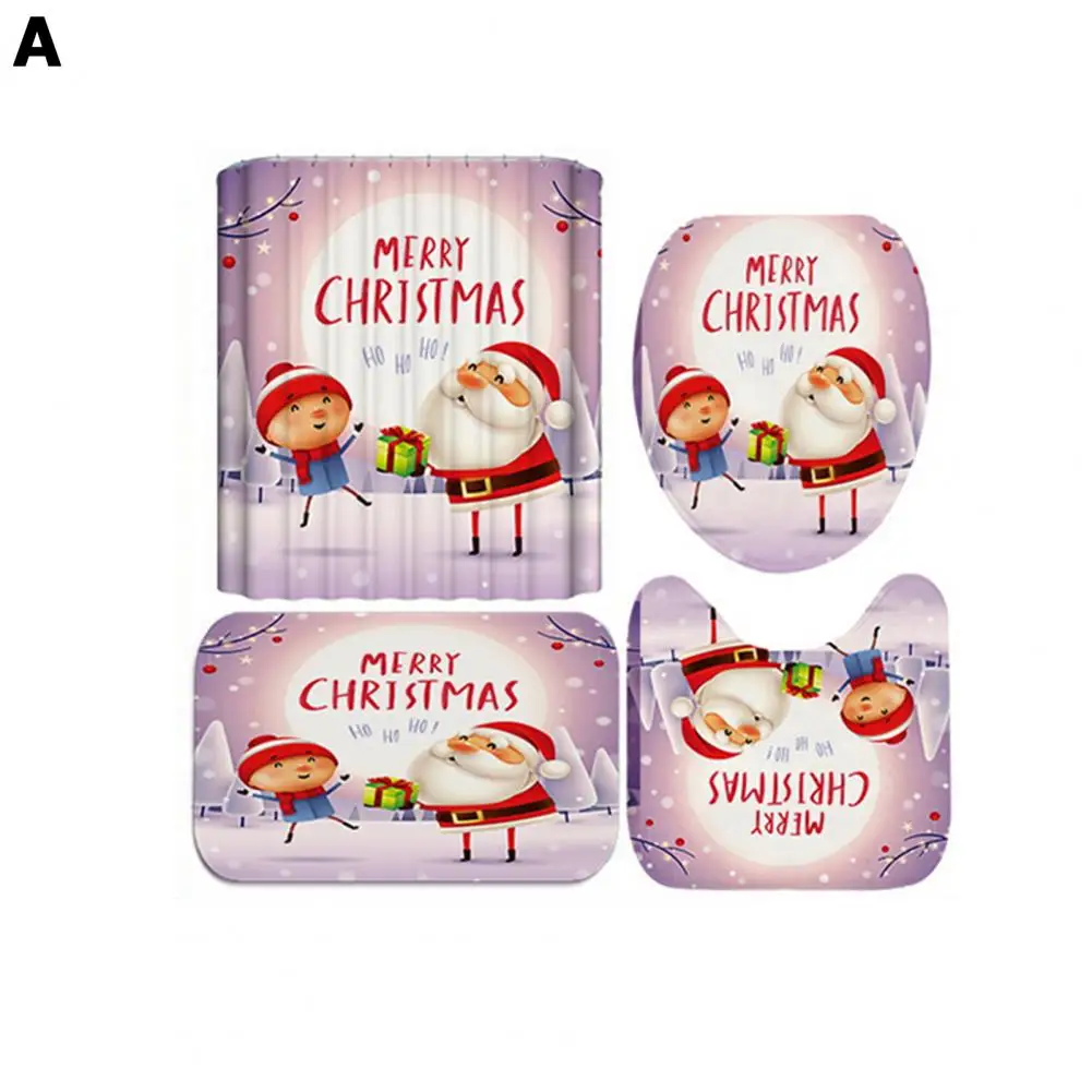 High-clarity Printing Shower Curtain Fade-resistant Shower Curtain Set Christmas Shower Curtain Waterproof Holiday for Xmas
High-clarity Printing Shower Curtain Fade-resistant Shower Curtain Set Christmas Shower Curtain Waterproof Holiday for Xmas
