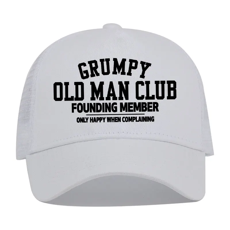 GRUMPP OLD MAN CLUB Mesh Trucker Cap Woman Man Daily Sun Beach Ball Cap Unisex Adult Sports Travel Snapback Hat Man Baseball Cap
GRUMPP OLD MAN CLUB Mesh Trucker Cap Woman Man Daily Sun Beach Ball Cap Unisex Adult Sports Travel Snapback Hat Man Baseball Cap