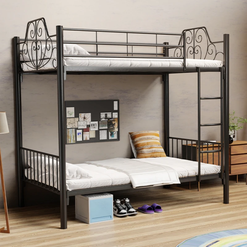 

Reinforcement of double decker beds with the same width at the top and bottom of dormitory. The iron frame for upper and