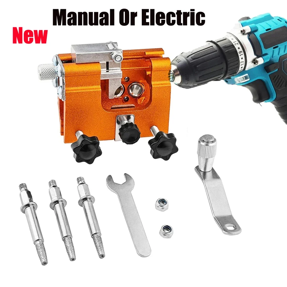 

Portable Sharpeners Electric Grinding Sharpening Manual Chain Saw Or Stones Woodworking Chainsaw Grinder Tool