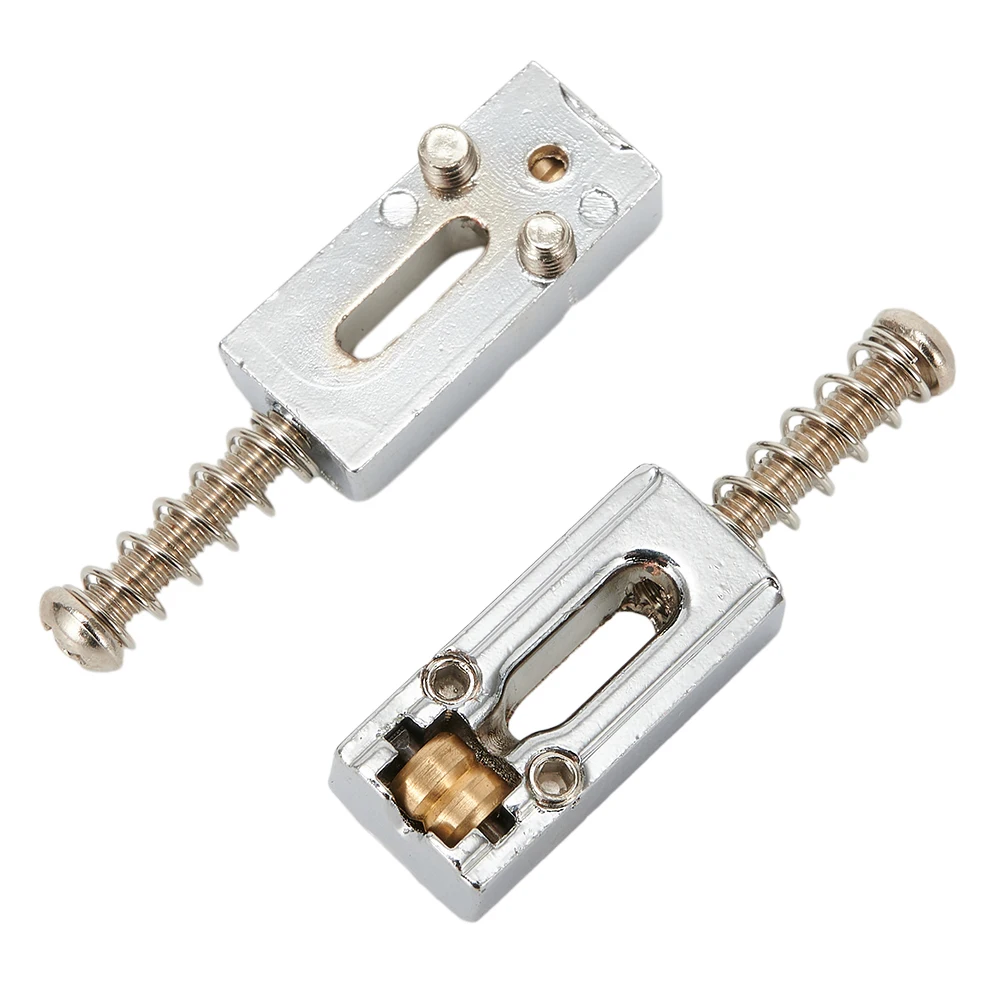 Tremolo Bridge Saddles 0.87 * 0.41 Inch 6 Pcs Accessories Chrome Color Electric Guitar For Strat TL Replacement
Tremolo Bridge Saddles 0.87 * 0.41 Inch 6 Pcs Accessories Chrome Color Electric Guitar For Strat TL Replacement