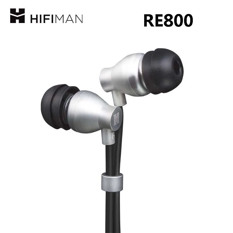 

Наушники-вкладыши HIFIMAN RE800, проводные, серебристые, для занятий спортом