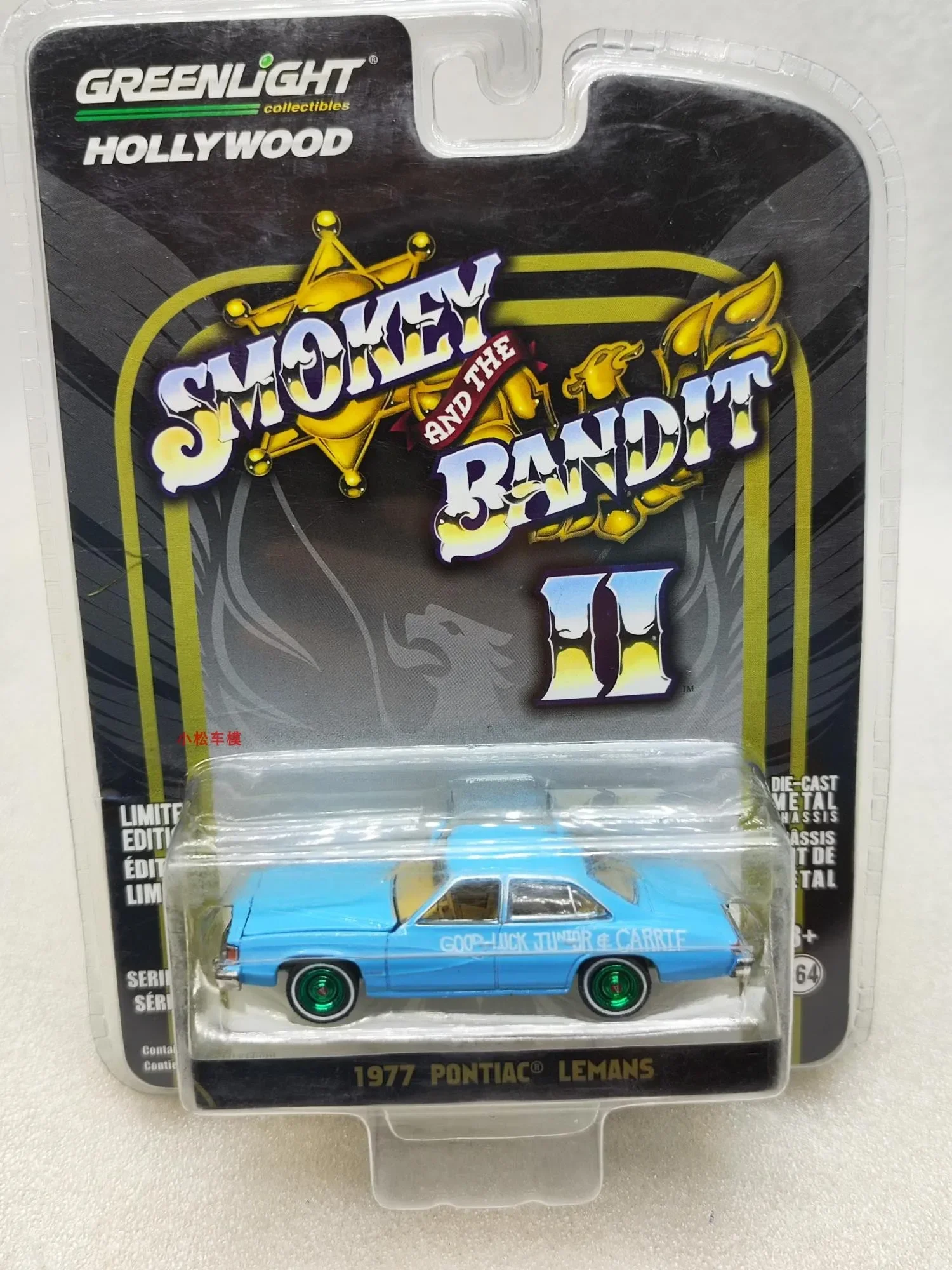 

1:64 1977 Pontiac LeMans Green Edition Diecast Metal Alloy Model Car Toys For Gift W1002