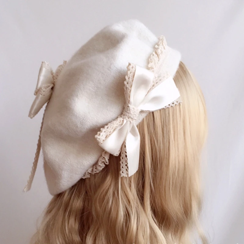 Vintage Plain Bowtie Beret Cap Beanie Hat French Style Women Girls Windproof Keep Warm Winter Hats Caps Street Fashion
Vintage Plain Bowtie Beret Cap Beanie Hat French Style Women Girls Windproof Keep Warm Winter Hats Caps Street Fashion