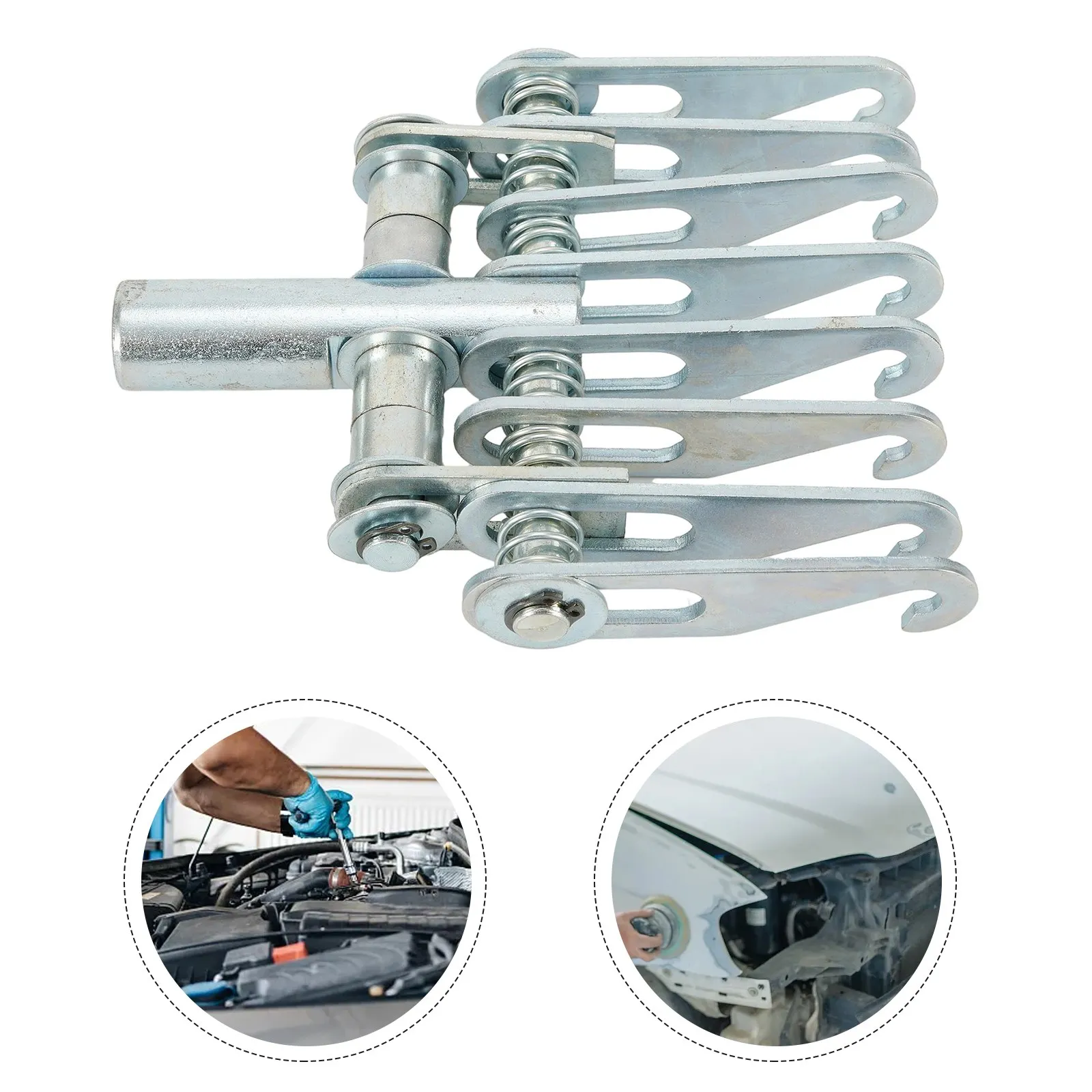 

Auto Car Body 8 Finger Dent Repair Puller Claw Hook For Slide Hammer Tool M16 Unique Spring Design Auto Repair Tools