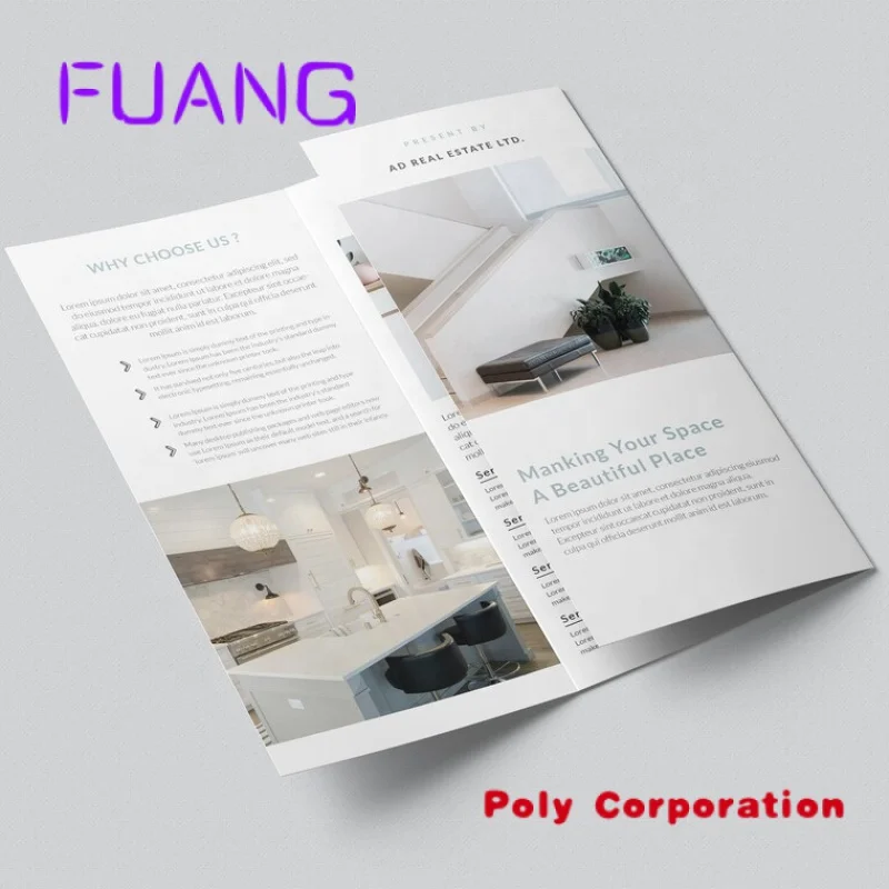 

Custom Coloring Coated Paper Luxury Advertising Flyers / Book / Booklet / Brochure Printing Service