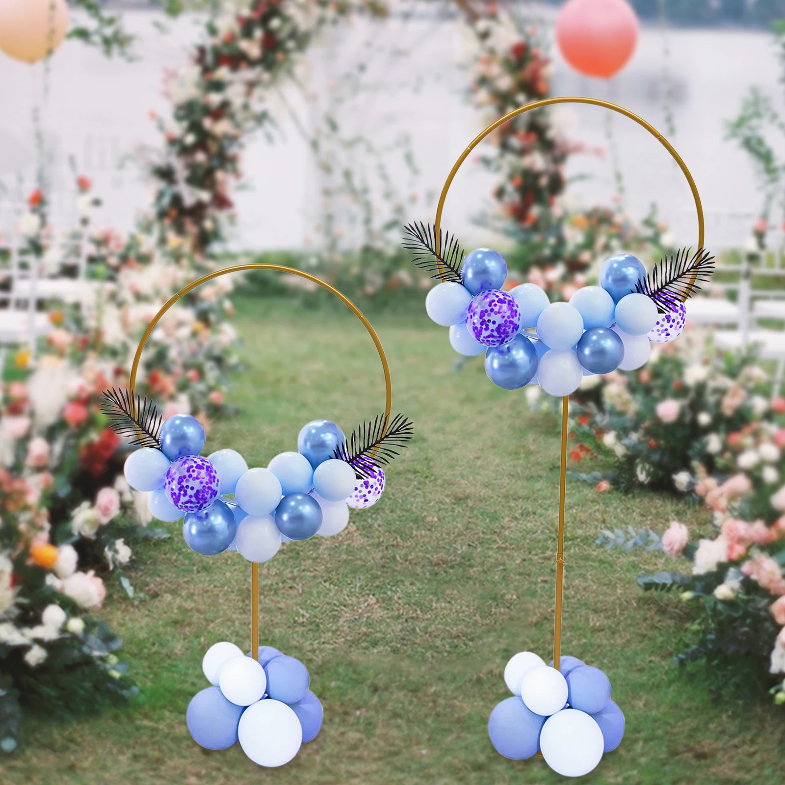 2x Circle Flowers Balloon Lead Brackets Golden Metal Round Arch Frame Floral Stand Display Holder Shelf for Wedding Party Decor
2x Circle Flowers Balloon Lead Brackets Golden Metal Round Arch Frame Floral Stand Display Holder Shelf for Wedding Party Decor