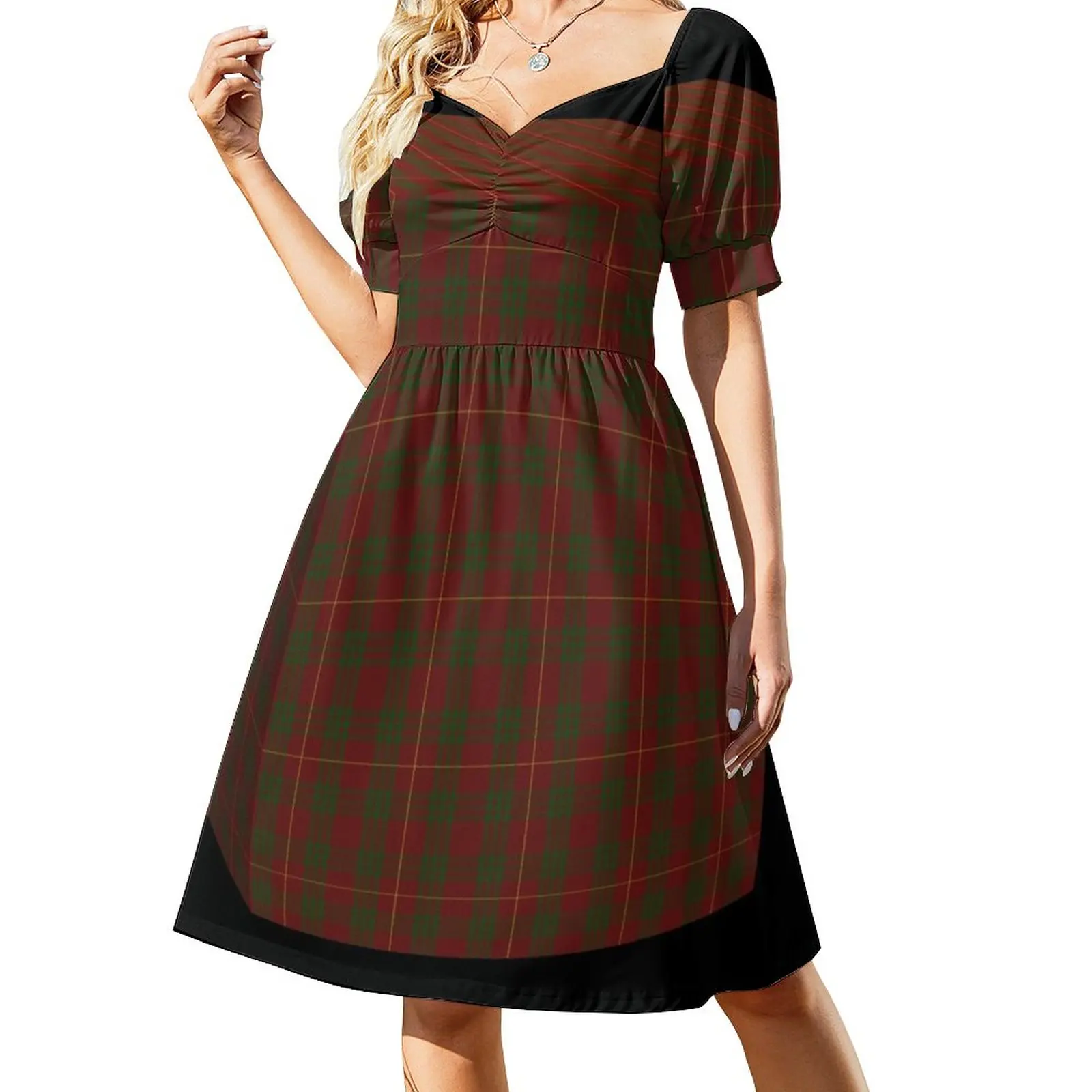 

red and green Tartan cube. Dress ladies dresses for women 2023 dresses ladies 2023 summer elegant guest wedding dress