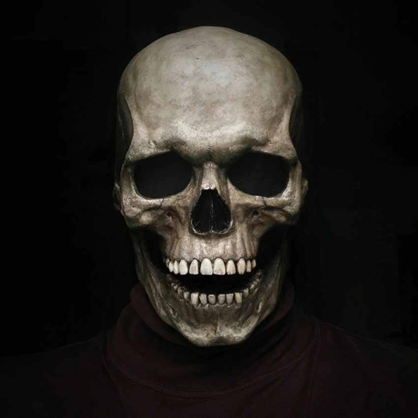 Halloween Skull Mask Scary Horror Spooky Zombie Skeleton Knight Ghost Halloween Creepy Demon Masque Carnival Party Props
Halloween Skull Mask Scary Horror Spooky Zombie Skeleton Knight Ghost Halloween Creepy Demon Masque Carnival Party Props