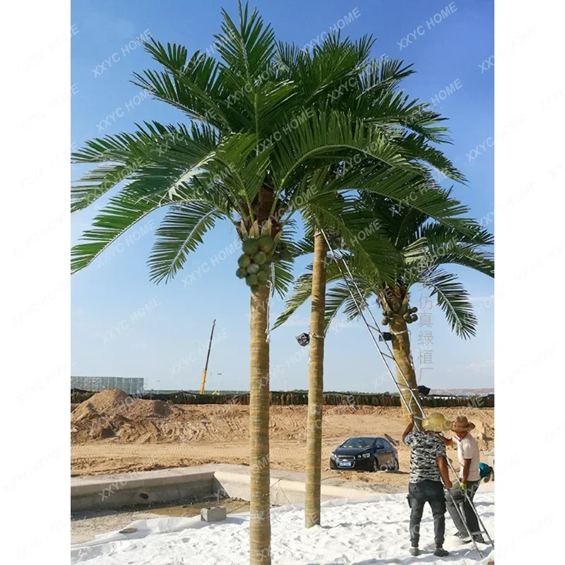 Imitation Coconut Tree Large Artificial Landscape Tree Tropical Green Plant Decoration Fake Coconut Leaves Outdoor Fake Trees
Imitation Coconut Tree Large Artificial Landscape Tree Tropical Green Plant Decoration Fake Coconut Leaves Outdoor Fake Trees