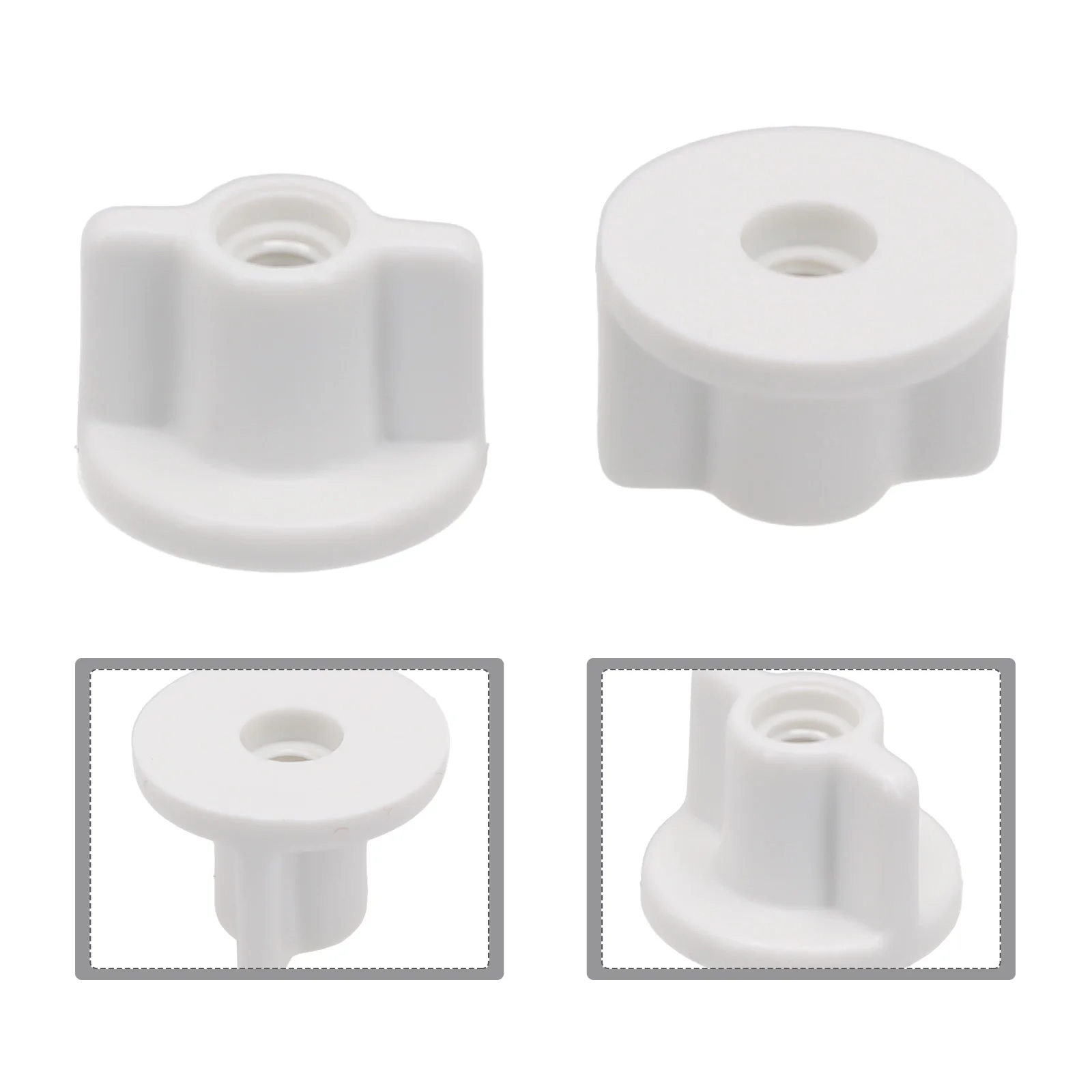 Fixed Replacement Rear Nut White 2PCS 6MM Fixed Replacement For 6mm Screws Plastic Toilet Lid Bottom None High Quality
Fixed Replacement Rear Nut White 2PCS 6MM Fixed Replacement For 6mm Screws Plastic Toilet Lid Bottom None High Quality