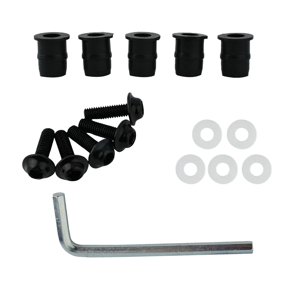 10pcs M5 Motorcycle Windscreen Windshield Fairing Screen Nut Bolt Screw Strength Aluminum + Plastic Black Nuts Bolts Accessories
10pcs M5 Motorcycle Windscreen Windshield Fairing Screen Nut Bolt Screw Strength Aluminum + Plastic Black Nuts Bolts Accessories