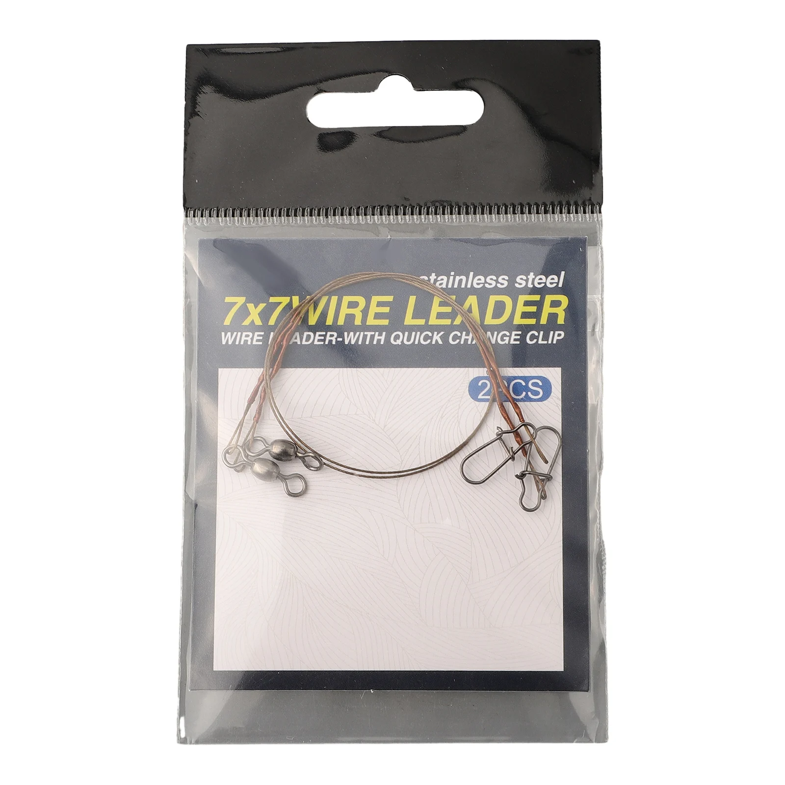 2pcs Carp Fishing Line Steel Wire Leader With Duo-Lock Snap Rolling Swivels Wire Leadcore Leash Anti-bait Stainless Steel Pesca
2pcs Carp Fishing Line Steel Wire Leader With Duo-Lock Snap Rolling Swivels Wire Leadcore Leash Anti-bait Stainless Steel Pesca
