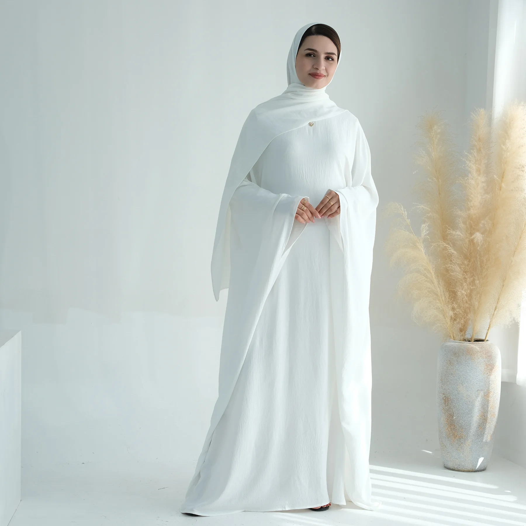 

Eid Hijab Muslim Dress Prayer Garment Islamic Women Clothing Saudi Arabic Robe Turkey Kaftan Dubai Abaya Ramadan Djellaba Abayas