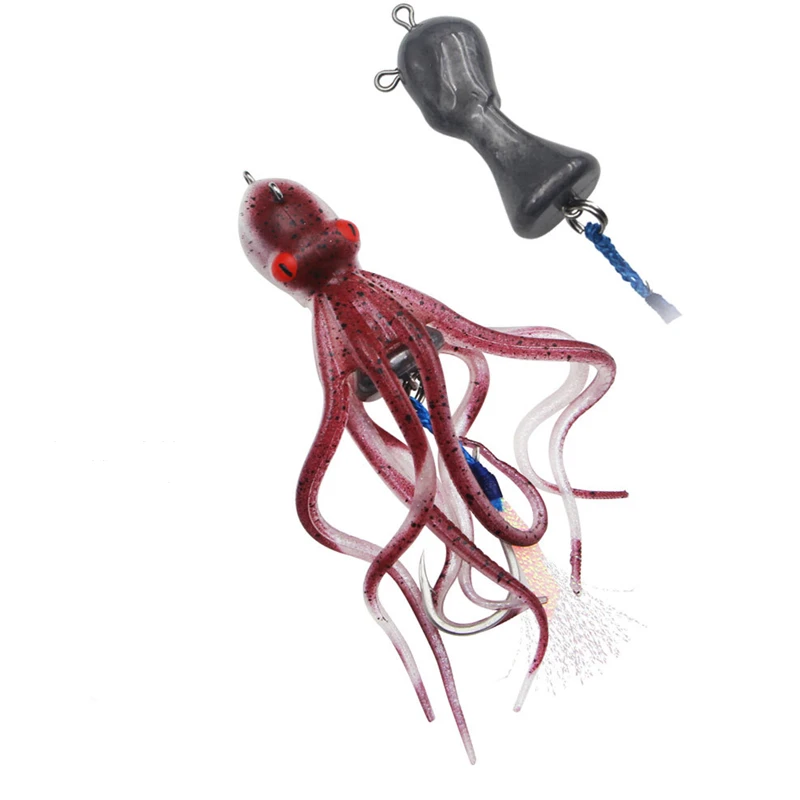 UV/Glow Octopus Squid Soft Jig Slow Pitch Jigging Bait Assist Hook 3D Luminous Octopus Bait Fishing Lure Long Tail Squid Skirt
UV/Glow Octopus Squid Soft Jig Slow Pitch Jigging Bait Assist Hook 3D Luminous Octopus Bait Fishing Lure Long Tail Squid Skirt