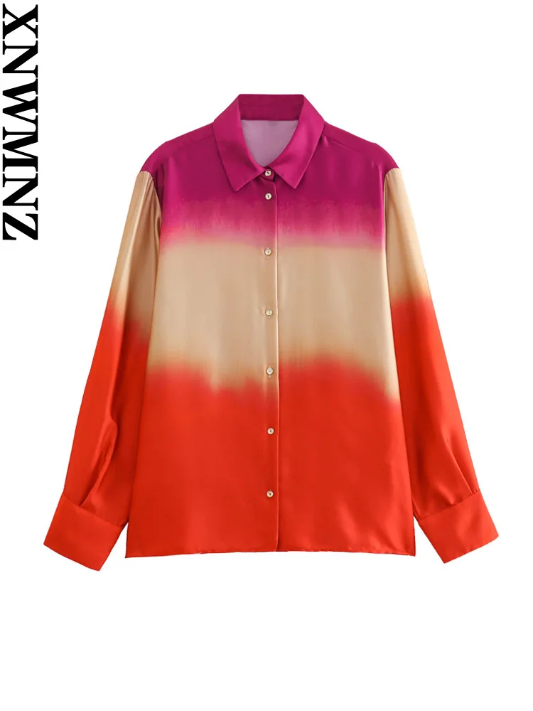 XNWMNZ Women's Fashion 2023 Tie Dyed Printed Long Sleeves Shirt or High Waist Zipper Pants Casual Female Chic Two Piece Set
XNWMNZ Women's Fashion 2023 Tie Dyed Printed Long Sleeves Shirt or High Waist Zipper Pants Casual Female Chic Two Piece Set