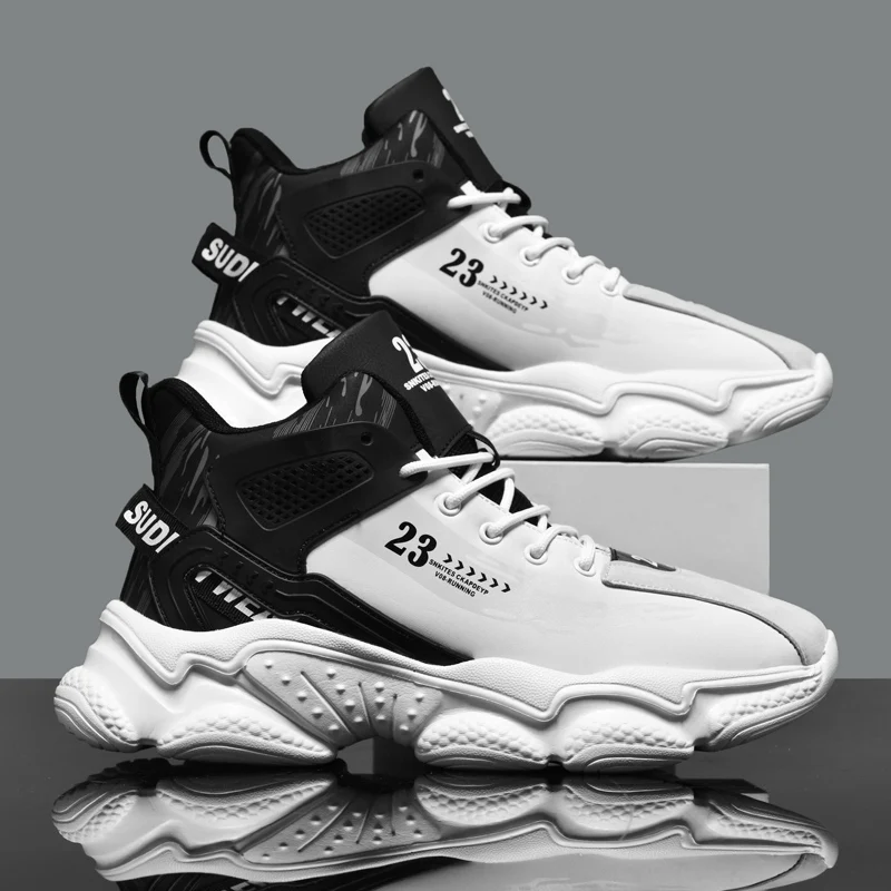 

2024 New Mens Sneakers Fashion Comfortable Casual Shoes Man Outdoor Cushioning Light Walking Running Jogging Shoes Large Size 45