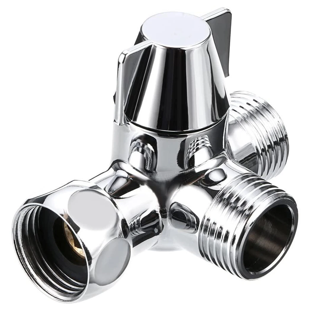 Dependable Brass 3 Way Diverter Valve, Shower Hose Splitter With Hand Shower T Adapter, Effortless Installation
Dependable Brass 3 Way Diverter Valve, Shower Hose Splitter With Hand Shower T Adapter, Effortless Installation