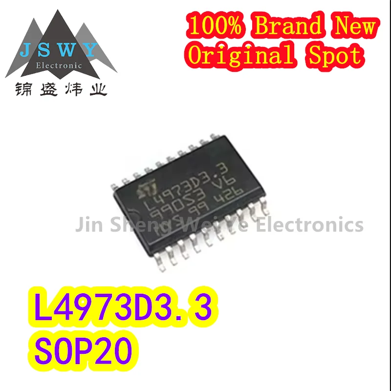 L4973D3.3-013TR L4973D3.3 Automotive Switching Voltage Regulator Chip IC SOP-20 Brand New Original Electronics In Stock
L4973D3.3-013TR L4973D3.3 Automotive Switching Voltage Regulator Chip IC SOP-20 Brand New Original Electronics In Stock