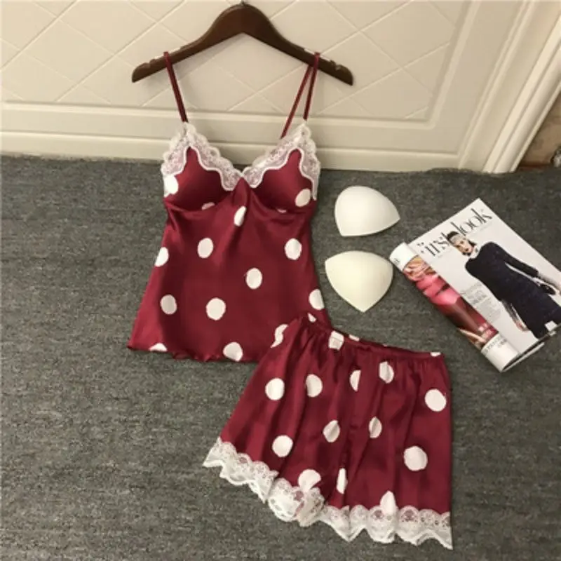Nightwear Sexy Pajamas Women's Summer Breathable Korean Version Cute Can Be Outworn Sexy Plus Shorts Home Suit
Nightwear Sexy Pajamas Women's Summer Breathable Korean Version Cute Can Be Outworn Sexy Plus Shorts Home Suit