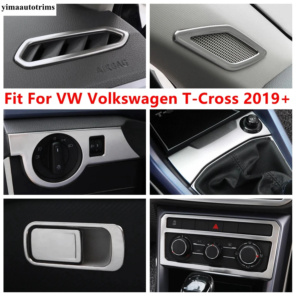 Glove Box / Head Lamp / Cigarette Lighter Panel / AC Air Cover Trim Accessories For VW Volkswagen T-Cross T Cross 2019 - 2023
Glove Box / Head Lamp / Cigarette Lighter Panel / AC Air Cover Trim Accessories For VW Volkswagen T-Cross T Cross 2019 - 2023