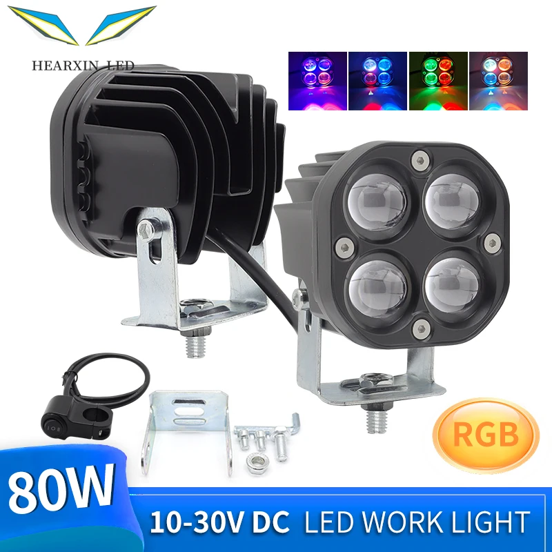 Ultra Strong RGB Led Work Light 3INCH 40W 4000Lm Spot Light Pods 4D Lens Driving Fog Lamp 4x4 off road led lights for visuals
Ultra Strong RGB Led Work Light 3INCH 40W 4000Lm Spot Light Pods 4D Lens Driving Fog Lamp 4x4 off road led lights for visuals