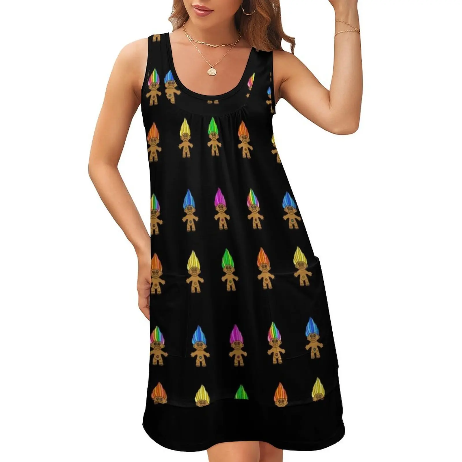 Vintage Trolls Pack Sleeveless U-Neck Fake Two Piece Dress Woman fashion dresses summer woman 2024 dress dresses
Vintage Trolls Pack Sleeveless U-Neck Fake Two Piece Dress Woman fashion dresses summer woman 2024 dress dresses