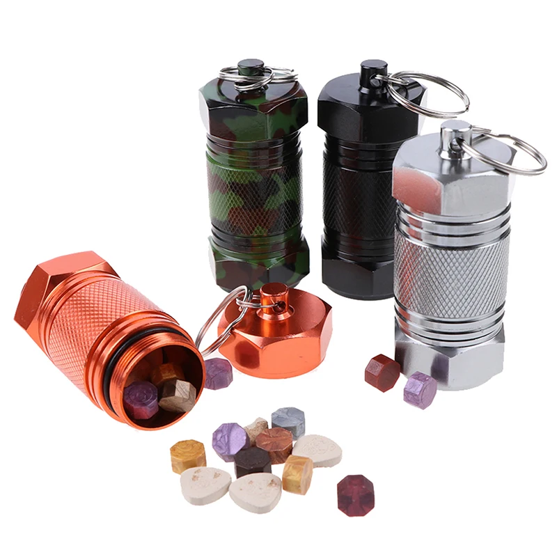 Outdoor Portable Waterproof Tablet Pill Box Case Keychain Medicine Holder Container Aluminum Alloy Capsule Organizer
Outdoor Portable Waterproof Tablet Pill Box Case Keychain Medicine Holder Container Aluminum Alloy Capsule Organizer