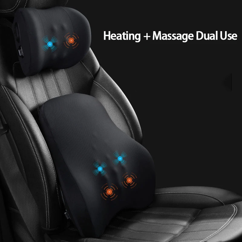 Car Massage Neck Pillow Electric lumbar Support With Heating Car Seat Massage Headrest Waist Cushion For Car And Home
Car Massage Neck Pillow Electric lumbar Support With Heating Car Seat Massage Headrest Waist Cushion For Car And Home