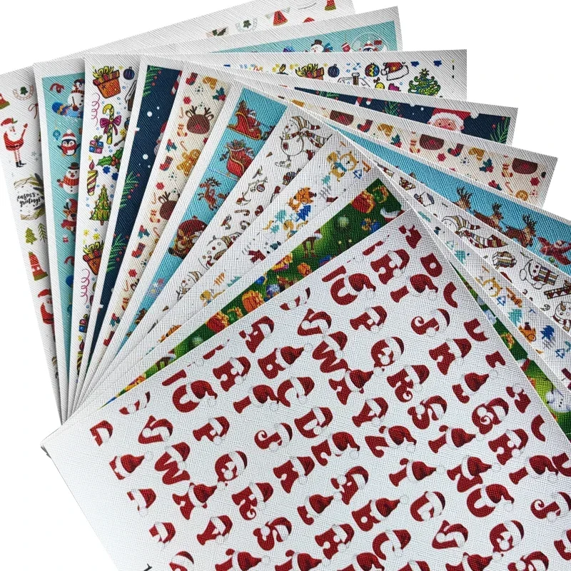 46x135cm Christmas print Vinyl Faux Leather PVC Fabric for Making Handmade Bags Bows Earrings Handbag Sewing DIY Crafts 0.5mm
46x135cm Christmas print Vinyl Faux Leather PVC Fabric for Making Handmade Bags Bows Earrings Handbag Sewing DIY Crafts 0.5mm