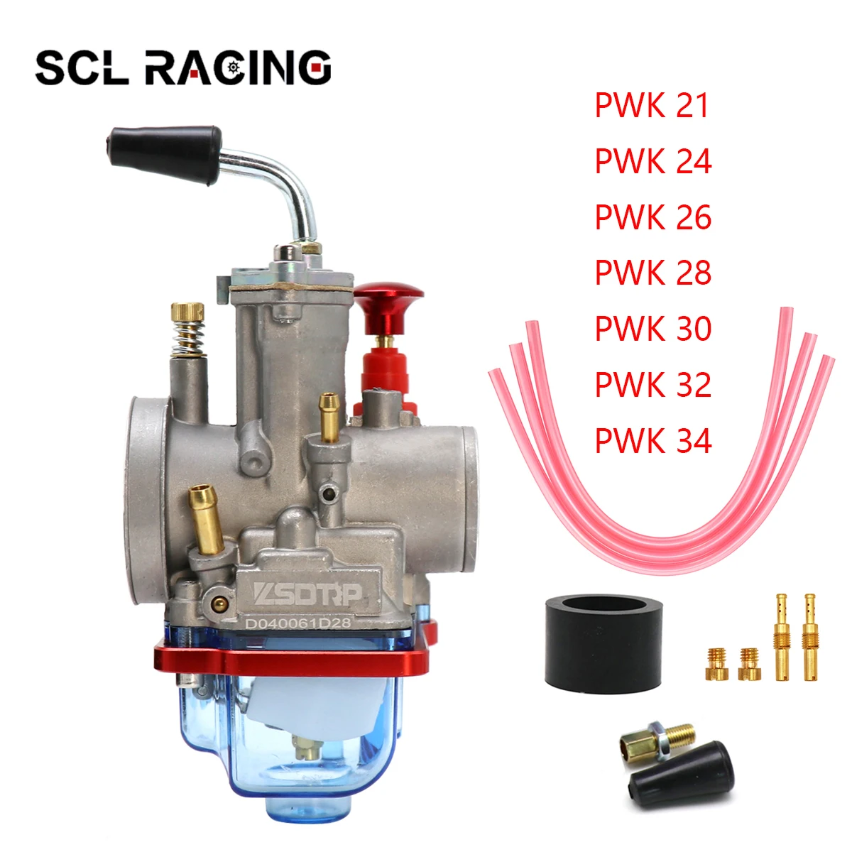 

SCL Racing Blue Float Bowl PWK Carburetor 21 24 26 28 30 32 34mm For KEIHI Carburetor Scooters ATV Dirt Bike With Power Jet