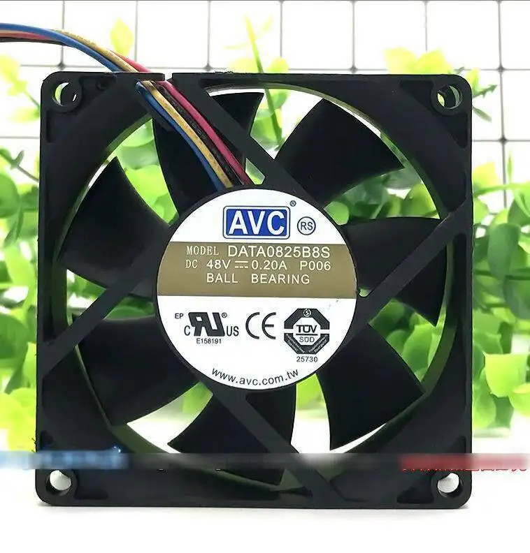1Pcs For AVC 48V 0.20A 8025mm 4pin P006 ZTE equipment special fan DATA0825B8S
1Pcs For AVC 48V 0.20A 8025mm 4pin P006 ZTE equipment special fan DATA0825B8S