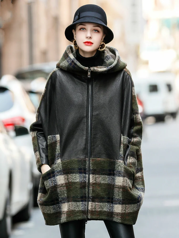 2023Hot Sale Genuine Leather Coat Women Real Sheepskin Coat Female Winter Long Down Jacket Hooded Real Sheep Fur Outwear J
2023Hot Sale Genuine Leather Coat Women Real Sheepskin Coat Female Winter Long Down Jacket Hooded Real Sheep Fur Outwear J
