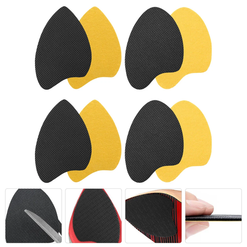 4 Pairs Anti-slip Stickers for Soles Black Heels High-adhesive Shoes Pads Wear-resistant Rubber High-Heel Protectors
4 Pairs Anti-slip Stickers for Soles Black Heels High-adhesive Shoes Pads Wear-resistant Rubber High-Heel Protectors
