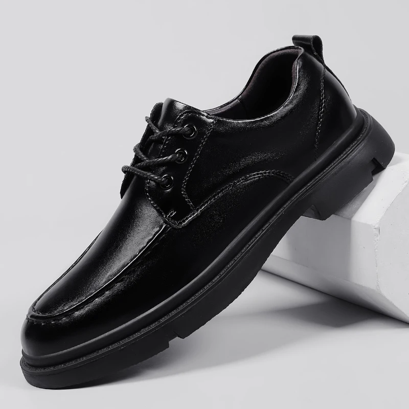 Shoes Man Genuine Leather Man lace up oxfords Flat Shoes outdoor Casual fashion business Shoes Moccasins black Man Shoes
Shoes Man Genuine Leather Man lace up oxfords Flat Shoes outdoor Casual fashion business Shoes Moccasins black Man Shoes