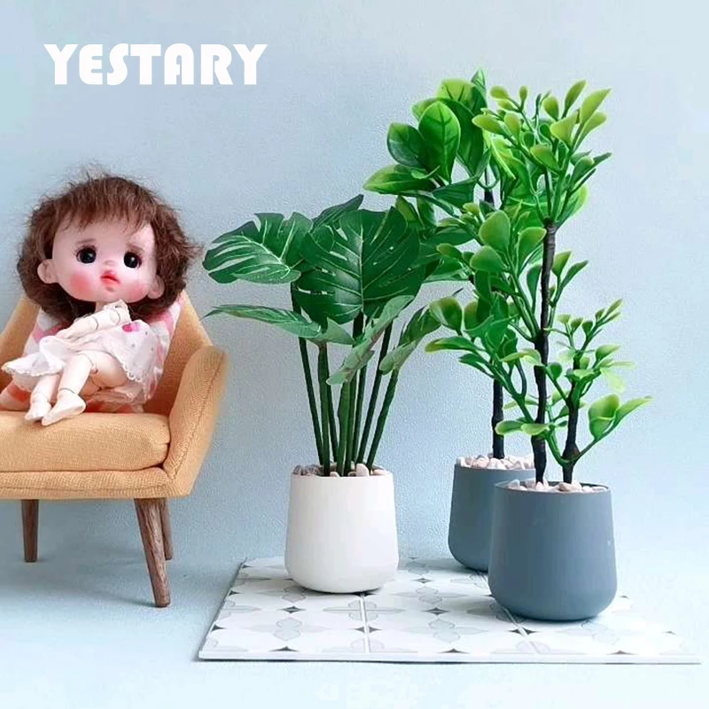 YESTARY Doll Furniture For 1/12 Bjd Doll House Accessories Obitsu 11 DIY Toys Fashion Metal Flowerpot Size Monstera Plant Model
YESTARY Doll Furniture For 1/12 Bjd Doll House Accessories Obitsu 11 DIY Toys Fashion Metal Flowerpot Size Monstera Plant Model