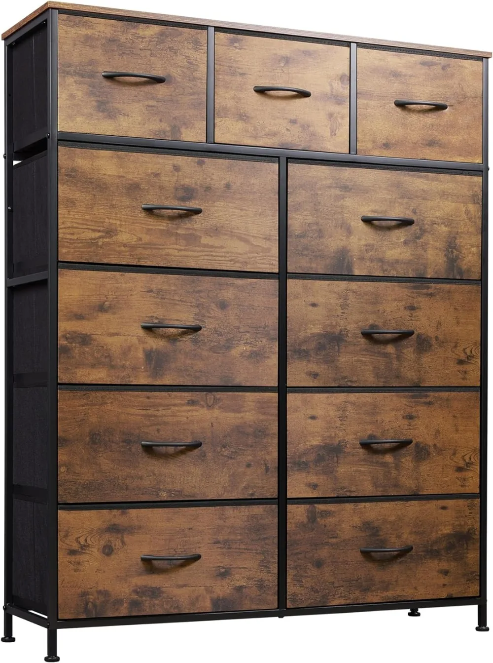 

WLIVE Tall Dresser for Bedroom, Fabric Dresser Storage Tower, Dresser & Chest of Drawers Organizer Unit with 11 Drawers