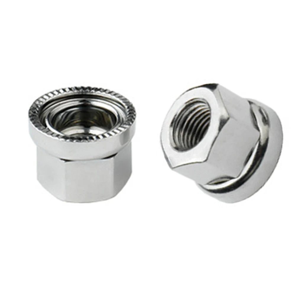 M10 Track Wheel Nuts New Silver Steel Track Wheel Wheels Hub Anti-skid Axle Bicycles Bike Integrated Washer 2pcs
M10 Track Wheel Nuts New Silver Steel Track Wheel Wheels Hub Anti-skid Axle Bicycles Bike Integrated Washer 2pcs