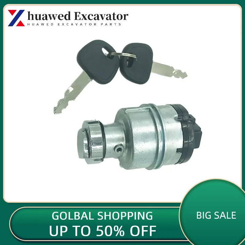 For Sumitomo Case Shcx130 210 240 350 360-5 Ignition Switch Start Key Excavator Parts Accessories
For Sumitomo Case Shcx130 210 240 350 360-5 Ignition Switch Start Key Excavator Parts Accessories