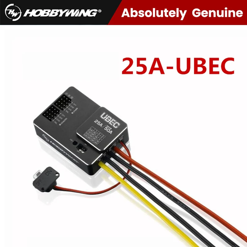 

Hobbywing External 25a Ubec Support 3-18s Lithium Battery External Bec Accessories 5.2v/6.0v/7.4v/8.4v Four Speed Adjustable