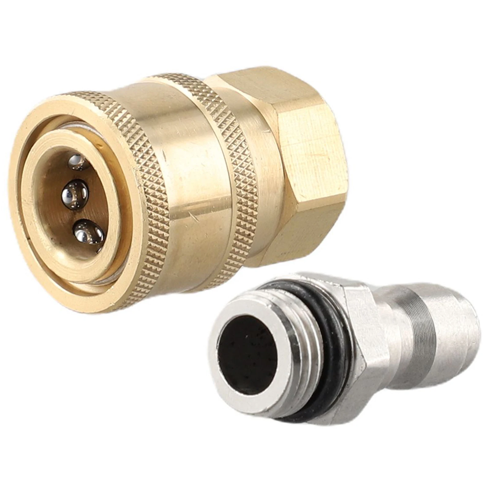 1Set Spare Connector Washing Adapter Stainless Steel Pair Pressure Washer Quick Release 1/4 Male 14 Female Replacement
1Set Spare Connector Washing Adapter Stainless Steel Pair Pressure Washer Quick Release 1/4 Male 14 Female Replacement