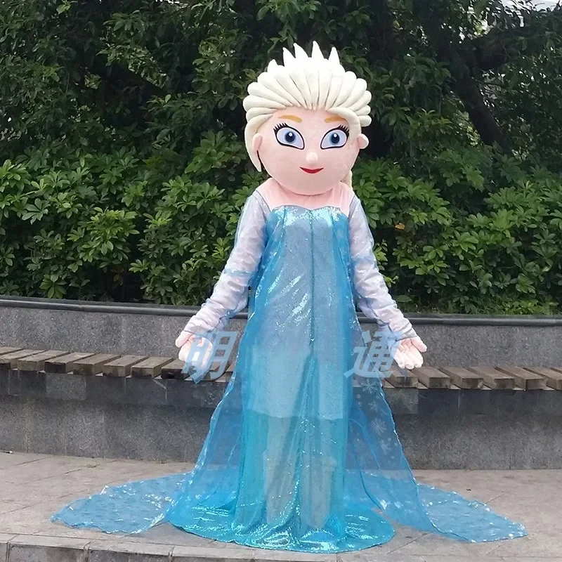 

Cosplay Frozen Snow man Olaf Elsa Anna Princess character costume Mascot Advertising Fancy Dress Party Animal carnival props