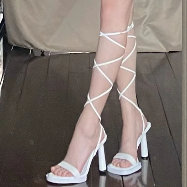 Ankle Strap Sandal Women 2023 Summer New Thin High Heel Lace-Up Dress Women Pumps Sexy Shoes Slim Outdoor Gladiator Sandals
Ankle Strap Sandal Women 2023 Summer New Thin High Heel Lace-Up Dress Women Pumps Sexy Shoes Slim Outdoor Gladiator Sandals