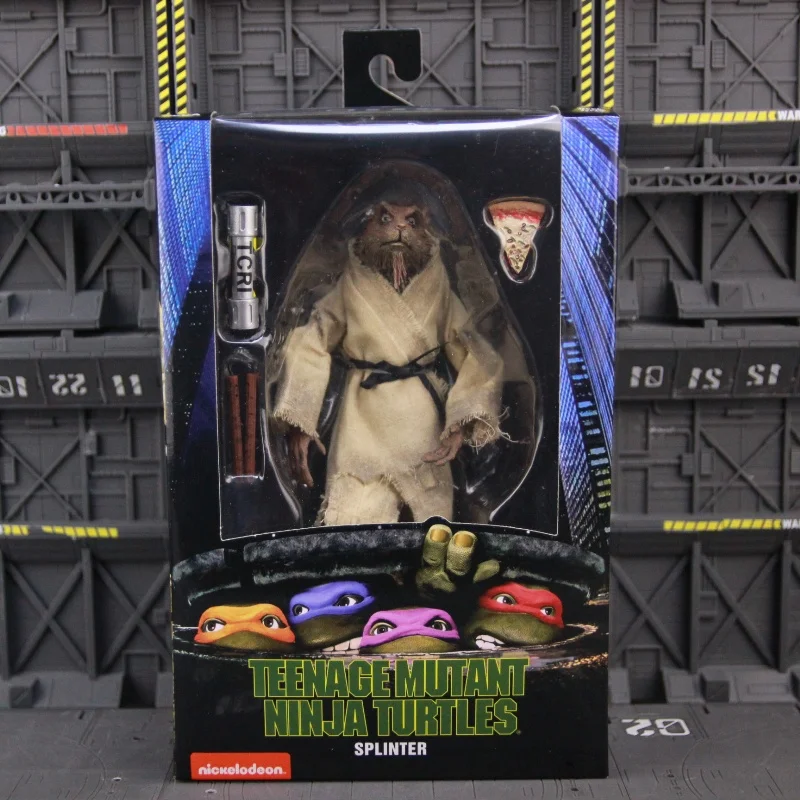 

Authentic Neca Ninja Turtle Sdcc Limited 1990 Movie Version Mouse Sprint Hand Tnt Agent Moving Humanoid Hand Toys