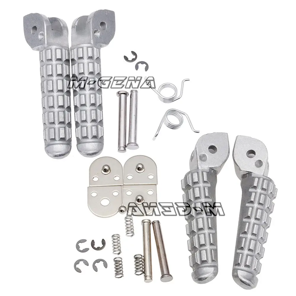 

Motorcycle Front Rear Footrests Foot pegs For DUCATI Monster 696 749 795 796 1100 2009 2010 2011 2012 2013 2014