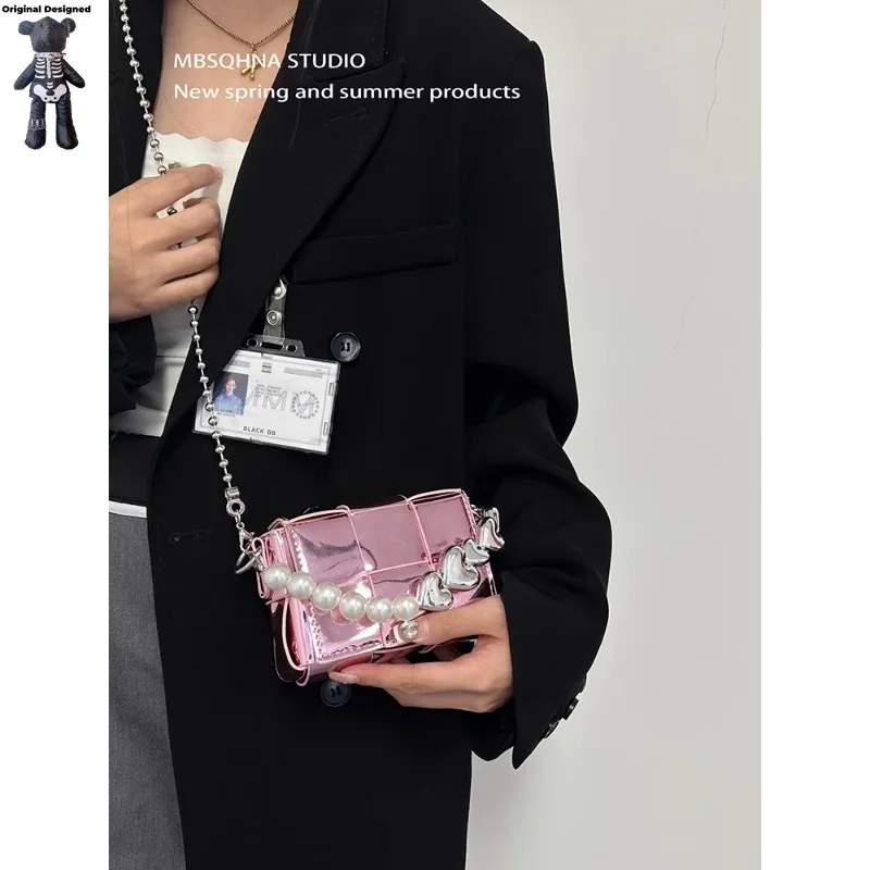 

Женская Кожаная Мини сумка через плечо, забавная сумка для хранения губной помады, маленькая сумочка в форме камеры, кошелек для мобильного телефона