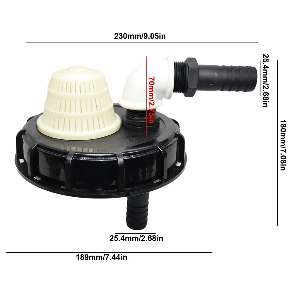 Title 16 Sturdy IBC Cap Water Tank Accessories Adapter Cap with 25mm Pipe Quick Connector Suitable for Garden Irrigation
Title 16 Sturdy IBC Cap Water Tank Accessories Adapter Cap with 25mm Pipe Quick Connector Suitable for Garden Irrigation
